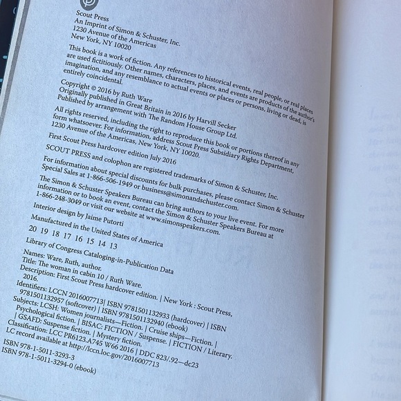 Fiction Novel Books The Woman in Cabin 10 and The Case Manager - Picture 8 of 8